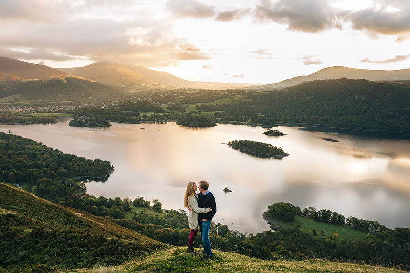 incredible and beautiful colours set the scene for an amazing engagement shoot
