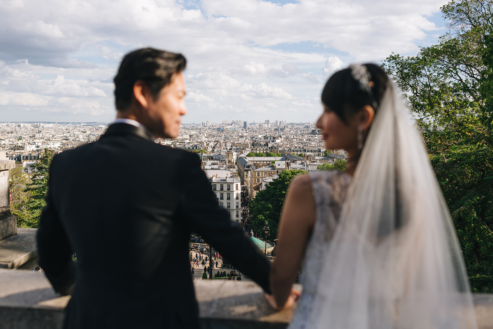 A pre-wedding shoot at Montmartre in Paris