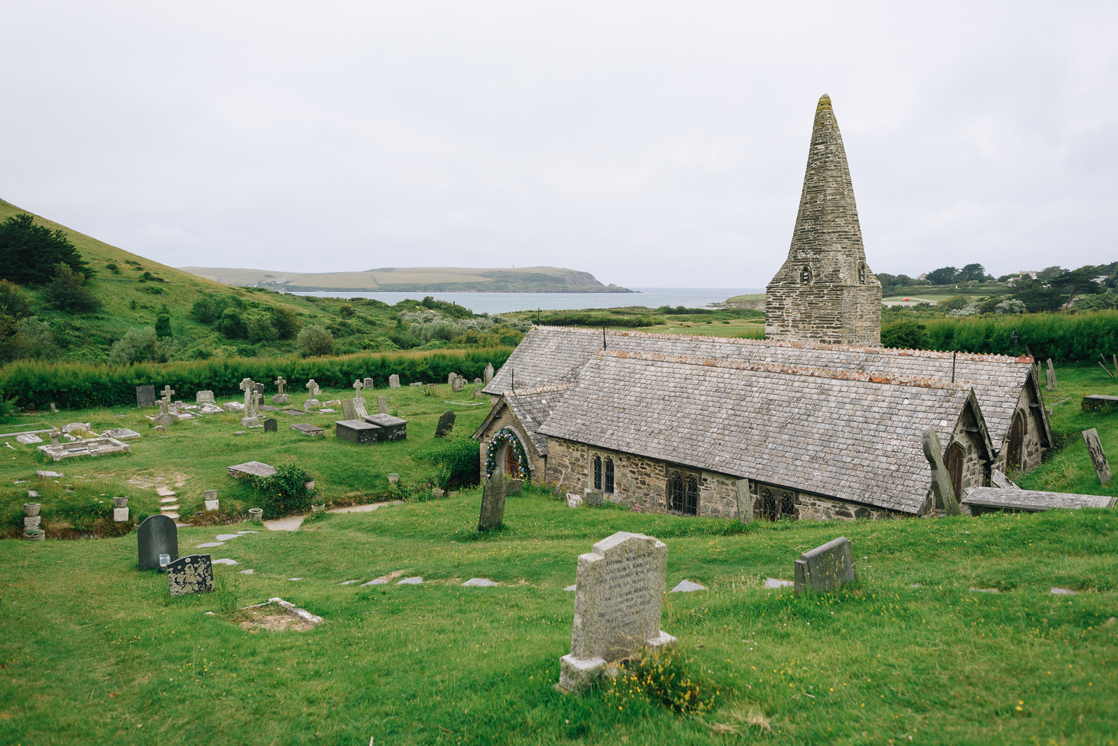 St Enedoc Church in Cornwall