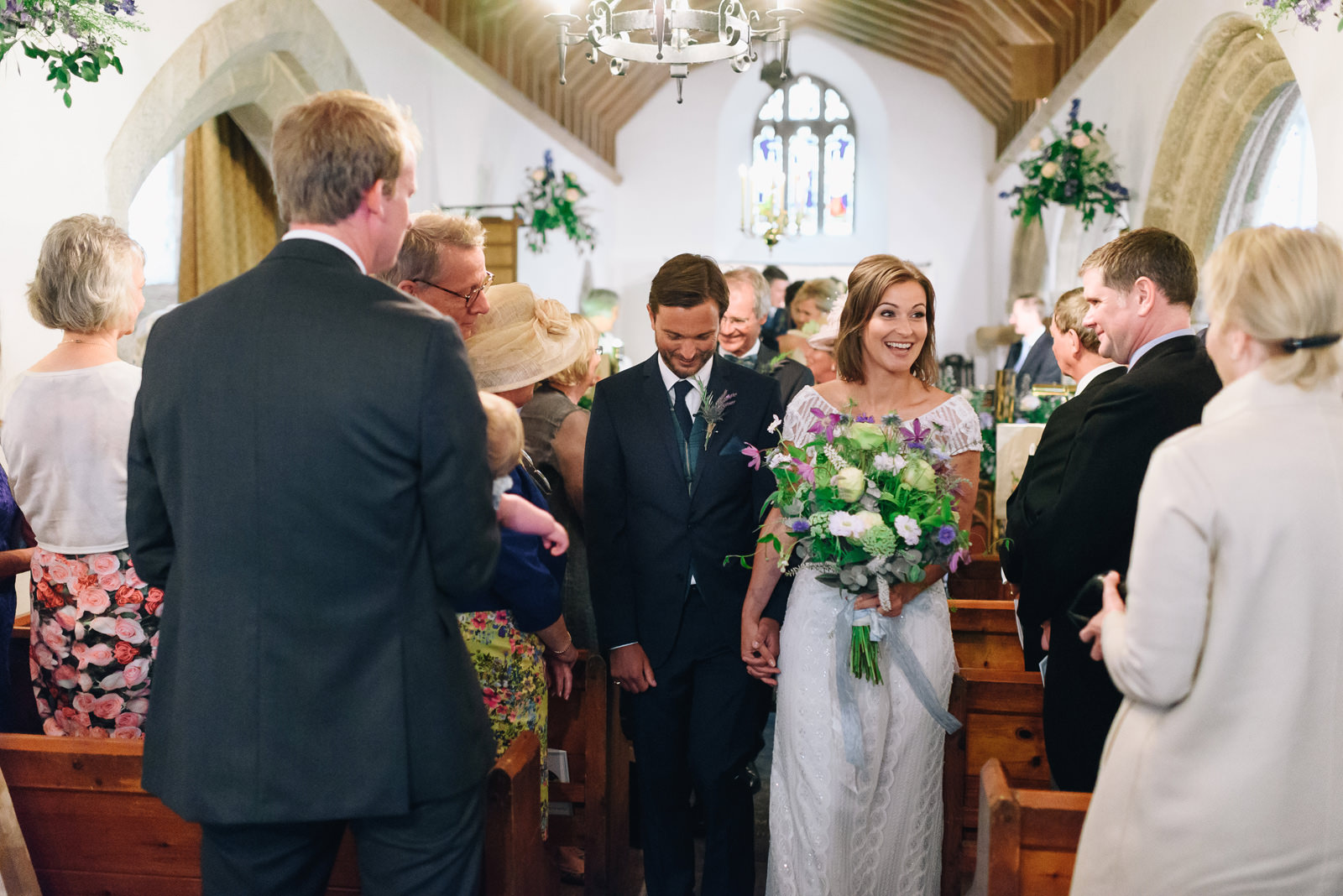 St Enedoc Church Wedding in Cornwall