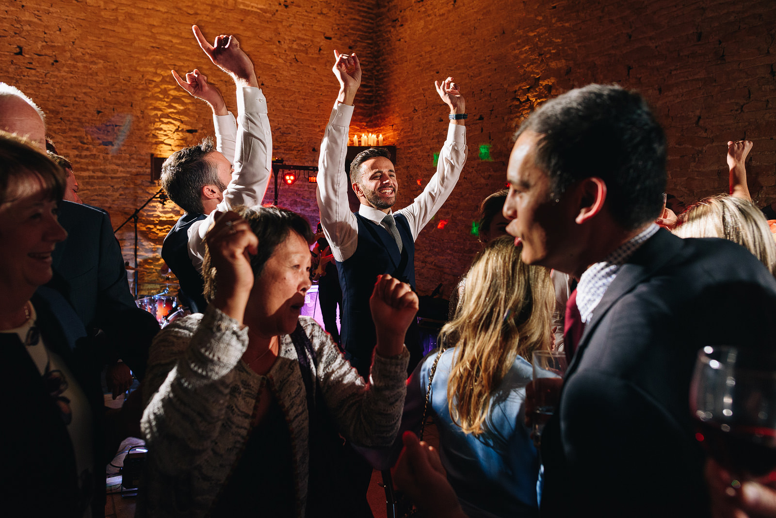Party time at Cripps Stone Barn.